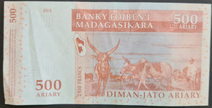 Madagascar 500 Ariary Banknote