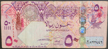 Load image into Gallery viewer, Qatar 50 Riyal Banknote
