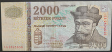 Load image into Gallery viewer, Hungary 2,000 Forint Banknote
