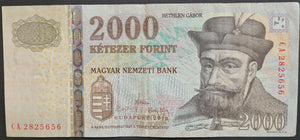 Hungary 2,000 Forint Banknote