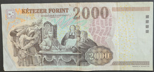 Hungary 2,000 Forint Banknote