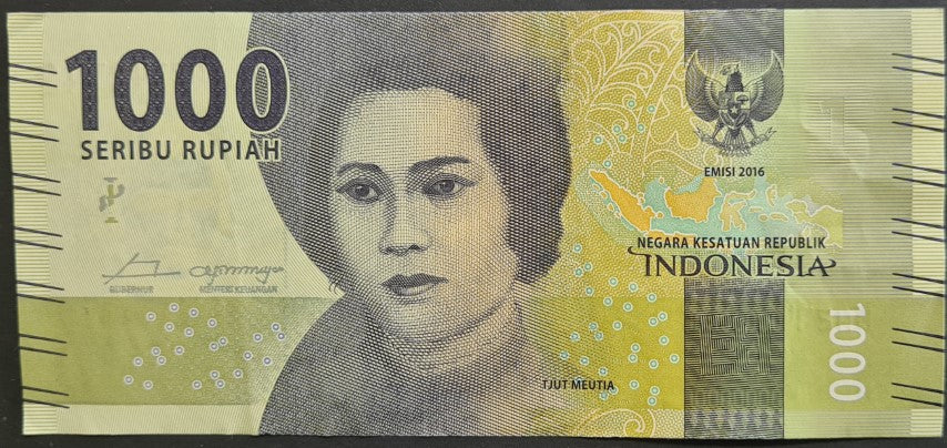 Indonesia 1,000 Rupiah Banknote