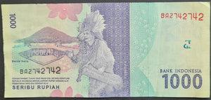 Indonesia 1,000 Rupiah Banknote