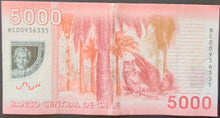 Load image into Gallery viewer, Chile 5,000 Pesos Banknote
