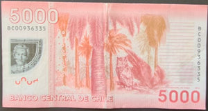 Chile 5,000 Pesos Banknote