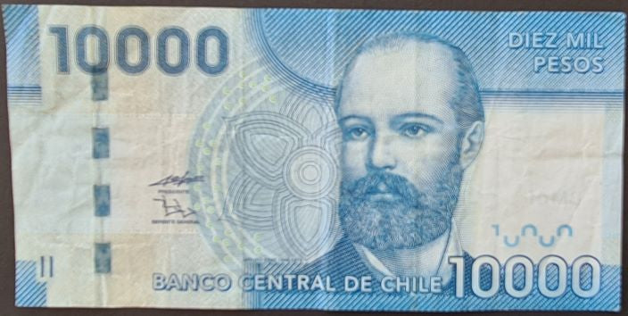 Chile 10,000 Pesos Banknote