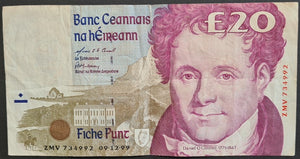 Republic of Ireland 20 Pound Banknote