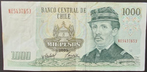 Chile 1,000 Pesos Banknote