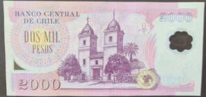 Chile 2,000 Pesos Banknote