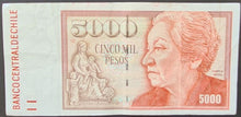 Load image into Gallery viewer, Chile 5,000 Pesos Banknote
