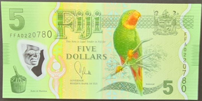 Fiji 5 Dollars Banknote