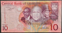 Load image into Gallery viewer, Lesotho 10 Maloti Banknote
