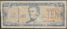 Load image into Gallery viewer, Liberia 10 Dollars Banknote
