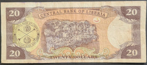 Liberia 20 Dollars Banknote