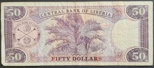 Liberia 50 Dollars Banknote