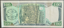 Load image into Gallery viewer, Liberia 100 Dollars Banknote
