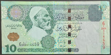 Load image into Gallery viewer, Libya 10 Dinar Banknote
