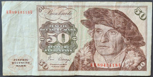 Germany 50 Deutsche Mark Banknote