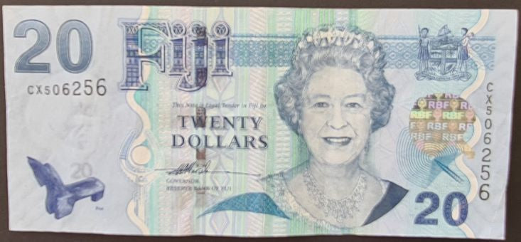 Fiji 20 Dollars Banknote