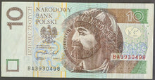 Load image into Gallery viewer, Poland 10 Zloty Banknote
