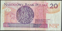 Load image into Gallery viewer, Poland 20 Zloty Banknote
