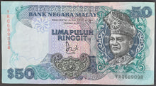 Load image into Gallery viewer, Malaysia 50 Ringgit Banknote
