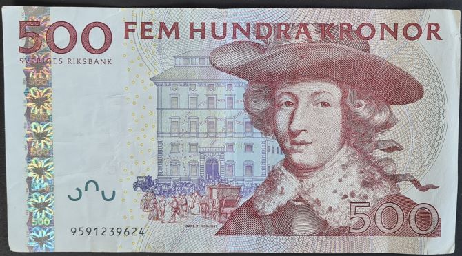 Sweden 500 Kronor Banknote