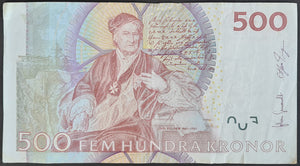 Sweden 500 Kronor Banknote