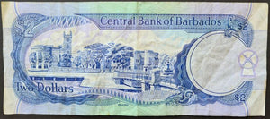 Barbados 2 Dollars Banknote