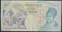 Load image into Gallery viewer, England 5 Pounds Banknote
