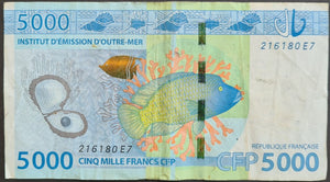 French Polynesia 5,000 Francs Banknote