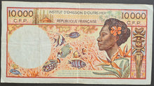 Load image into Gallery viewer, French Polynesia 10,000 Francs Banknote
